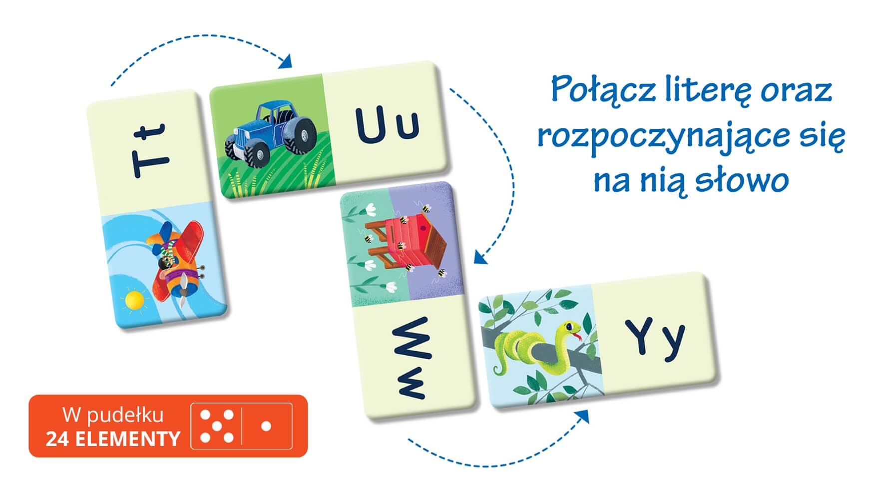 Jaka to litera? Domino wspomagające naukę czytania